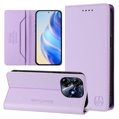 RC01 Dual-Folded Magnetic Suction RFID Leather Phone Case, For Tecno Pova 5, For Tecno Camon 20 Premier 5G, For Tecno Camon 20 Pro 5G, For Tecno Camon 20 4G / 20 Pro 4G, For Tecno Pop 7/ 7 Pro / Spark GO 2023, For Tecno Spark 10 5G                     ...