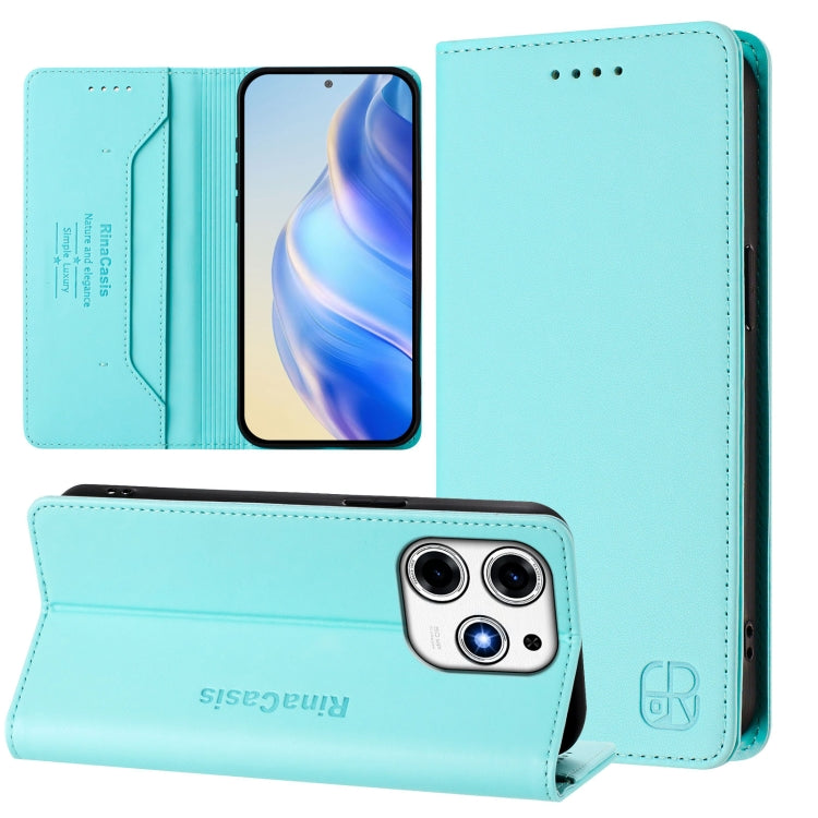 RC01 Dual-Folded Magnetic Suction RFID Leather Phone Case, For Tecno Pop 6C / itel A18, For Tecno Spark 10 Pro Magic, For Tecno Camon 30 Premier 5G, For Tecno Pova 6 Neo, For Tecno Pova 6 4G, For Tecno Pova 6 5G / 6 Pro 5G, For Tecno Camon 30 Pro 5G   ...