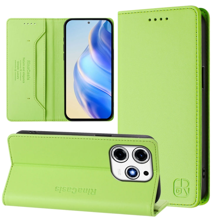 RC01 Dual-Folded Magnetic Suction RFID Leather Phone Case, For Tecno Pop 6C / itel A18, For Tecno Spark 10 Pro Magic, For Tecno Camon 30 Premier 5G, For Tecno Pova 6 Neo, For Tecno Pova 6 4G, For Tecno Pova 6 5G / 6 Pro 5G, For Tecno Camon 30 Pro 5G   ...