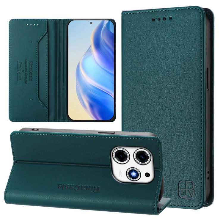 RC01 Dual-Folded Magnetic Suction RFID Leather Phone Case, For Tecno Pop 6C / itel A18, For Tecno Spark 10 Pro Magic, For Tecno Camon 30 Premier 5G, For Tecno Pova 6 Neo, For Tecno Pova 6 4G, For Tecno Pova 6 5G / 6 Pro 5G, For Tecno Camon 30 Pro 5G   ...