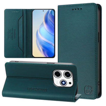 RC01 Dual-Folded Magnetic Suction RFID Leather Phone Case, For Tecno Pop 6C / itel A18, For Tecno Spark 10 Pro Magic, For Tecno Camon 30 Premier 5G, For Tecno Pova 6 Neo, For Tecno Pova 6 4G, For Tecno Pova 6 5G / 6 Pro 5G, For Tecno Camon 30 Pro 5G   ...