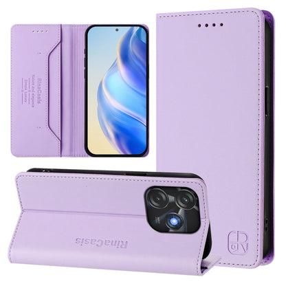 RC01 Dual-Folded Magnetic Suction RFID Leather Phone Case, For Tecno Pova 5, For Tecno Camon 20 Premier 5G, For Tecno Camon 20 Pro 5G, For Tecno Camon 20 4G / 20 Pro 4G, For Tecno Pop 7/ 7 Pro / Spark GO 2023, For Tecno Spark 10 5G                     ...