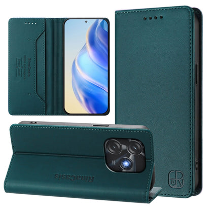 RC01 Dual-Folded Magnetic Suction RFID Leather Phone Case, For Tecno Pova 5, For Tecno Camon 20 Premier 5G, For Tecno Camon 20 Pro 5G, For Tecno Camon 20 4G / 20 Pro 4G, For Tecno Pop 7/ 7 Pro / Spark GO 2023, For Tecno Spark 10 5G                     ...
