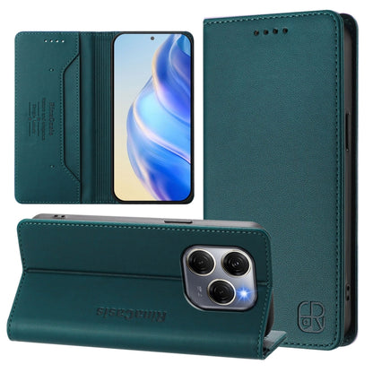 RC01 Dual-Folded Magnetic Suction RFID Leather Phone Case, For Tecno Pova 5, For Tecno Camon 20 Premier 5G, For Tecno Camon 20 Pro 5G, For Tecno Camon 20 4G / 20 Pro 4G, For Tecno Pop 7/ 7 Pro / Spark GO 2023, For Tecno Spark 10 5G                     ...