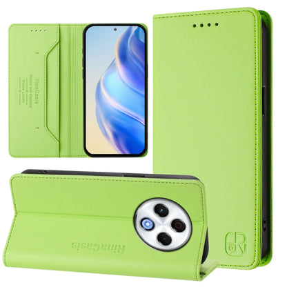 RC01 Dual-Folded Magnetic Suction RFID Leather Phone Case, For Tecno Camon 50 Pro 4G, For Tecno Camon 50 4G, For Tenco Spark Slim 5G, For Tecno Camon 40 Pro 4G, For Tecno Camon 40 4G, For Tecno Spark GO 1 / 2025 / Pop 9, For Tecno Camon 30S / 30S Pro 5...