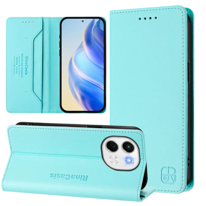RC01 Dual-Folded Magnetic Suction RFID Leather Phone Case, For Tecno Camon 50 Pro 4G, For Tecno Camon 50 4G, For Tenco Spark Slim 5G, For Tecno Camon 40 Pro 4G, For Tecno Camon 40 4G, For Tecno Spark GO 1 / 2025 / Pop 9, For Tecno Camon 30S / 30S Pro 5...