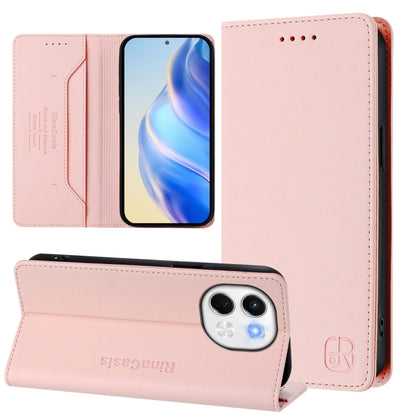 RC01 Dual-Folded Magnetic Suction RFID Leather Phone Case, For Tecno Camon 50 Pro 4G, For Tecno Camon 50 4G, For Tenco Spark Slim 5G, For Tecno Camon 40 Pro 4G, For Tecno Camon 40 4G, For Tecno Spark GO 1 / 2025 / Pop 9, For Tecno Camon 30S / 30S Pro 5...
