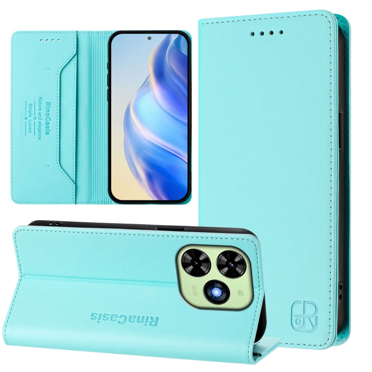 RC01 Dual-Folded Magnetic Suction RFID Leather Phone Case, For Tecno Pop 6C / itel A18, For Tecno Spark 10 Pro Magic, For Tecno Camon 30 Premier 5G, For Tecno Pova 6 Neo, For Tecno Pova 6 4G, For Tecno Pova 6 5G / 6 Pro 5G, For Tecno Camon 30 Pro 5G   ...