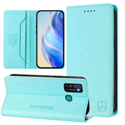 RC01 Dual-Folded Magnetic Suction RFID Leather Phone Case, For Tecno Pova Neo 2, For Tecno Spark GO 2022 / 8C / 9, For Tecno Spark 9T / 9 Pro, For Tecno Pova 3, For Tecno Pop 5, For Tecno Spark 7P, For Tecno Spark 7 / 7T, For Tecno Camon 15 / 15 Air