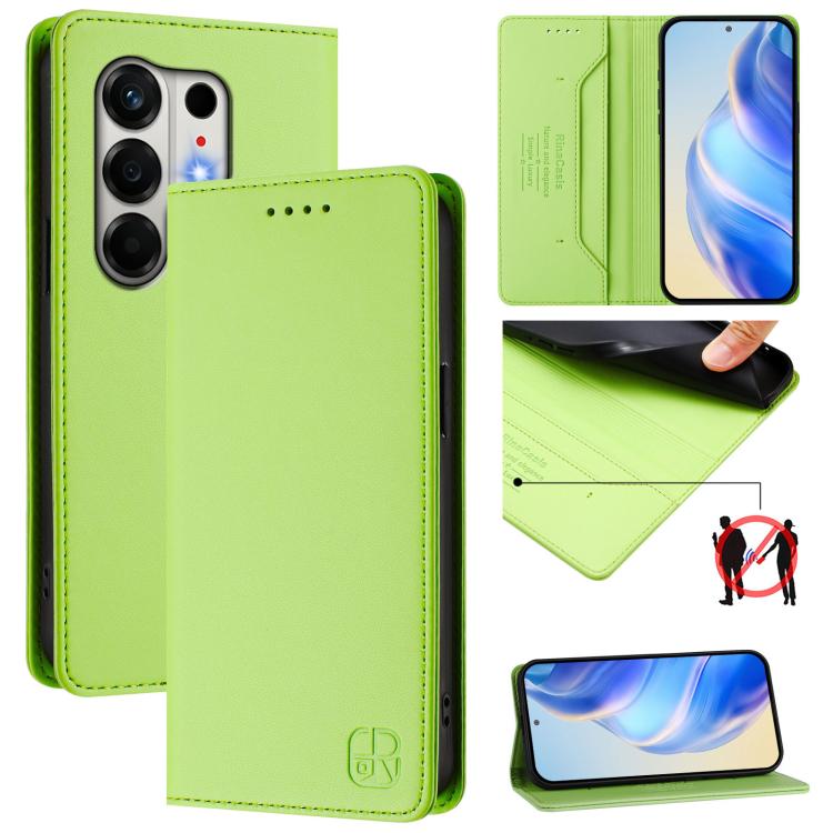 RC01 Dual-Folded Magnetic Suction RFID Leather Phone Case, For Tecno Camon 50 Pro 4G, For Tecno Camon 50 4G, For Tenco Spark Slim 5G, For Tecno Camon 40 Pro 4G, For Tecno Camon 40 4G, For Tecno Spark GO 1 / 2025 / Pop 9, For Tecno Camon 30S / 30S Pro 5...