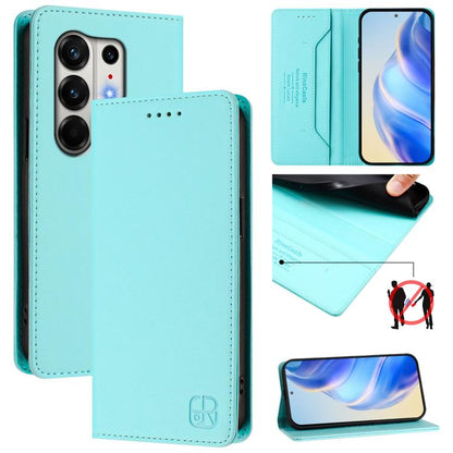 RC01 Dual-Folded Magnetic Suction RFID Leather Phone Case, For Tecno Camon 50 Pro 4G, For Tecno Camon 50 4G, For Tenco Spark Slim 5G, For Tecno Camon 40 Pro 4G, For Tecno Camon 40 4G, For Tecno Spark GO 1 / 2025 / Pop 9, For Tecno Camon 30S / 30S Pro 5...