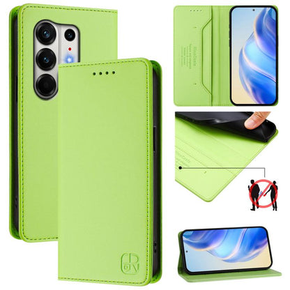 RC01 Dual-Folded Magnetic Suction RFID Leather Phone Case, For Tecno Camon 50 Pro 4G, For Tecno Camon 50 4G, For Tenco Spark Slim 5G, For Tecno Camon 40 Pro 4G, For Tecno Camon 40 4G, For Tecno Spark GO 1 / 2025 / Pop 9, For Tecno Camon 30S / 30S Pro 5...