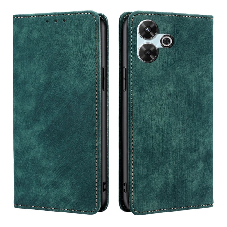 RFID Anti-theft Brush Magnetic Leather Phone Case, For Redmi A7 Pro 171mm / Poco C85x 5G, For Redmi Turbo 5 Max 5G / Poco X8 Pro Max 5G, For Redmi Turbo 5 5G / Poco X8 Pro 5G, For Redmi K90 Pro Max 5G / Poco F8 Ultra                                    ...