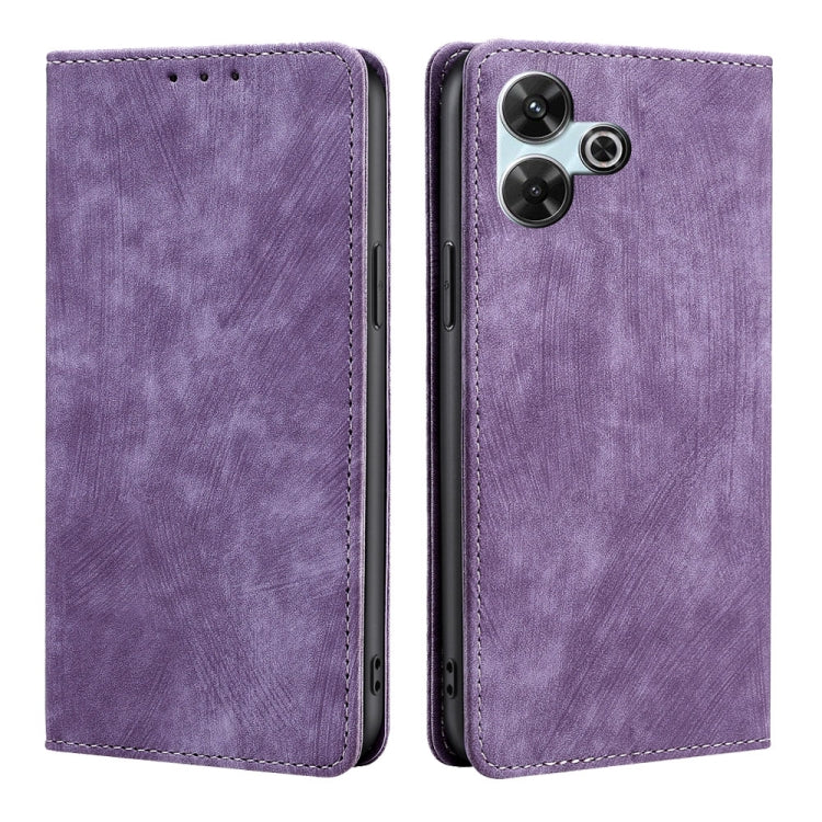 RFID Anti-theft Brush Magnetic Leather Phone Case, For Redmi A7 Pro 171mm / Poco C85x 5G, For Redmi Turbo 5 Max 5G / Poco X8 Pro Max 5G, For Redmi Turbo 5 5G / Poco X8 Pro 5G, For Redmi K90 Pro Max 5G / Poco F8 Ultra                                    ...