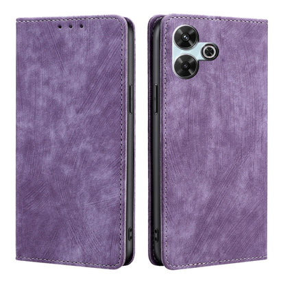 RFID Anti-theft Brush Magnetic Leather Phone Case, For Redmi A7 Pro 171mm / Poco C85x 5G, For Redmi Turbo 5 Max 5G / Poco X8 Pro Max 5G, For Redmi Turbo 5 5G / Poco X8 Pro 5G, For Redmi K90 Pro Max 5G / Poco F8 Ultra                                    ...