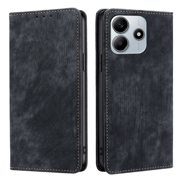 RFID Anti-theft Brush Magnetic Leather Phone Case, For Redmi A7 Pro 171mm / Poco C85x 5G, For Redmi Turbo 5 Max 5G / Poco X8 Pro Max 5G, For Redmi Turbo 5 5G / Poco X8 Pro 5G, For Redmi K90 Pro Max 5G / Poco F8 Ultra                                    ...