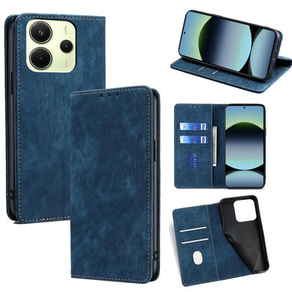 RFID Anti-theft Brush Magnetic Leather Phone Case, For Redmi A7 Pro 171mm / Poco C85x 5G, For Redmi Turbo 5 Max 5G / Poco X8 Pro Max 5G, For Redmi Turbo 5 5G / Poco X8 Pro 5G, For Redmi K90 Pro Max 5G / Poco F8 Ultra                                    ...