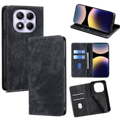 RFID Anti-theft Brush Magnetic Leather Phone Case, For Redmi A7 Pro 171mm / Poco C85x 5G, For Redmi Turbo 5 Max 5G / Poco X8 Pro Max 5G, For Redmi Turbo 5 5G / Poco X8 Pro 5G, For Redmi K90 Pro Max 5G / Poco F8 Ultra                                    ...