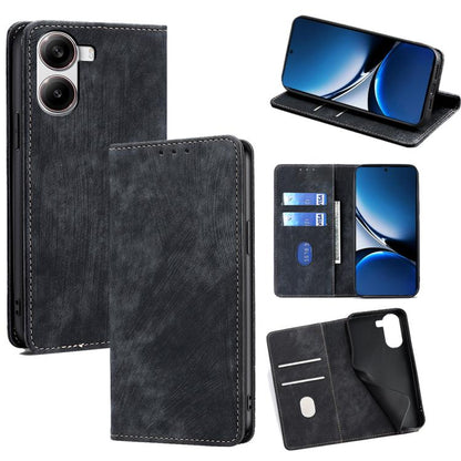 RFID Anti-theft Brush Magnetic Leather Phone Case, For Redmi A7 Pro 171mm / Poco C85x 5G, For Redmi Turbo 5 Max 5G / Poco X8 Pro Max 5G, For Redmi Turbo 5 5G / Poco X8 Pro 5G, For Redmi K90 Pro Max 5G / Poco F8 Ultra                                    ...