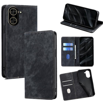RFID Anti-theft Brush Magnetic Leather Phone Case, For Redmi A7 Pro 171mm / Poco C85x 5G, For Redmi Turbo 5 Max 5G / Poco X8 Pro Max 5G, For Redmi Turbo 5 5G / Poco X8 Pro 5G, For Redmi K90 Pro Max 5G / Poco F8 Ultra                                    ...