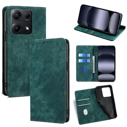 RFID Anti-theft Brush Magnetic Leather Phone Case, For Redmi A7 Pro 171mm / Poco C85x 5G, For Redmi Turbo 5 Max 5G / Poco X8 Pro Max 5G, For Redmi Turbo 5 5G / Poco X8 Pro 5G, For Redmi K90 Pro Max 5G / Poco F8 Ultra                                    ...