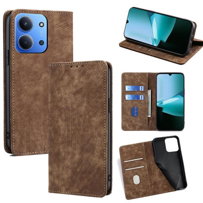RFID Anti-theft Brush Magnetic Leather Phone Case, For Redmi A7 Pro 171mm / Poco C85x 5G, For Redmi Turbo 5 Max 5G / Poco X8 Pro Max 5G, For Redmi Turbo 5 5G / Poco X8 Pro 5G, For Redmi K90 Pro Max 5G / Poco F8 Ultra                                    ...