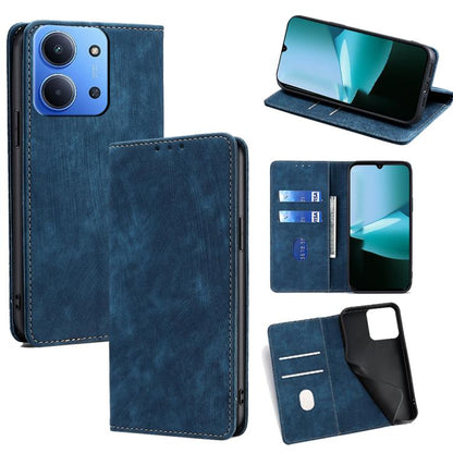 RFID Anti-theft Brush Magnetic Leather Phone Case, For Redmi A7 Pro 171mm / Poco C85x 5G, For Redmi Turbo 5 Max 5G / Poco X8 Pro Max 5G, For Redmi Turbo 5 5G / Poco X8 Pro 5G, For Redmi K90 Pro Max 5G / Poco F8 Ultra                                    ...