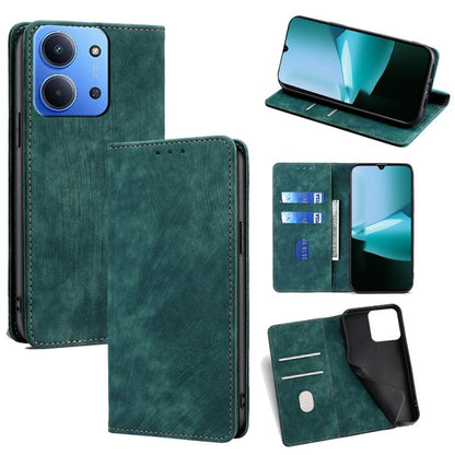 RFID Anti-theft Brush Magnetic Leather Phone Case, For Redmi A7 Pro 171mm / Poco C85x 5G, For Redmi Turbo 5 Max 5G / Poco X8 Pro Max 5G, For Redmi Turbo 5 5G / Poco X8 Pro 5G, For Redmi K90 Pro Max 5G / Poco F8 Ultra                                    ...