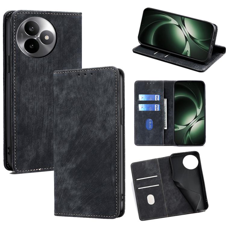 RFID Anti-theft Brush Magnetic Leather Phone Case, For Redmi A7 Pro 171mm / Poco C85x 5G, For Redmi Turbo 5 Max 5G / Poco X8 Pro Max 5G, For Redmi Turbo 5 5G / Poco X8 Pro 5G, For Redmi K90 Pro Max 5G / Poco F8 Ultra                                    ...