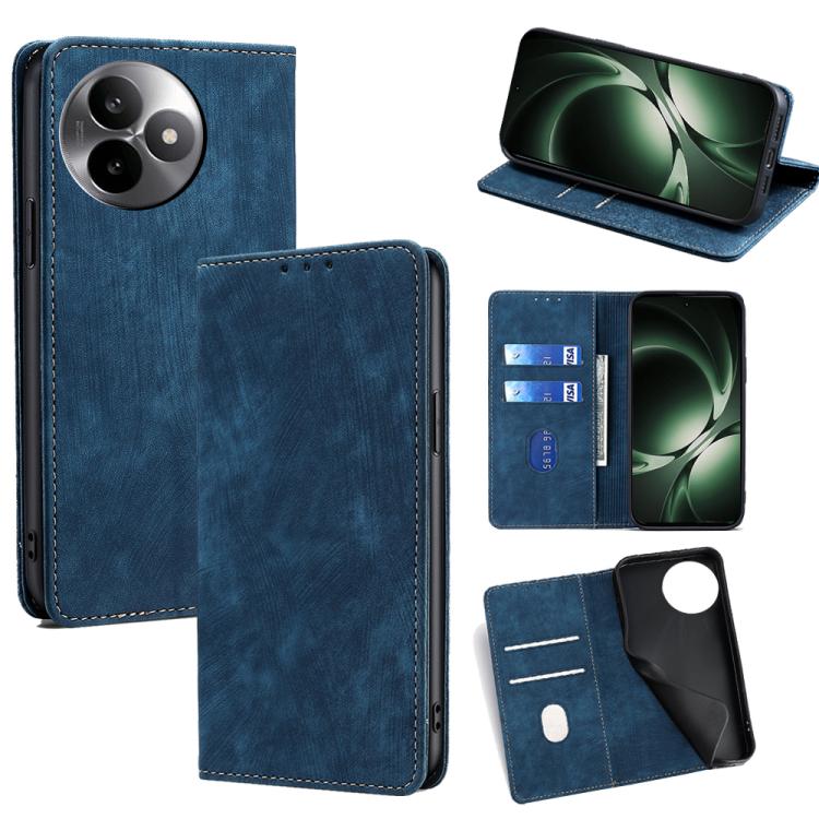 RFID Anti-theft Brush Magnetic Leather Phone Case, For Redmi A7 Pro 171mm / Poco C85x 5G, For Redmi Turbo 5 Max 5G / Poco X8 Pro Max 5G, For Redmi Turbo 5 5G / Poco X8 Pro 5G, For Redmi K90 Pro Max 5G / Poco F8 Ultra                                    ...