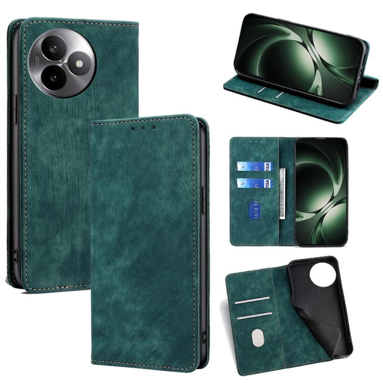 RFID Anti-theft Brush Magnetic Leather Phone Case, For Redmi A7 Pro 171mm / Poco C85x 5G, For Redmi Turbo 5 Max 5G / Poco X8 Pro Max 5G, For Redmi Turbo 5 5G / Poco X8 Pro 5G, For Redmi K90 Pro Max 5G / Poco F8 Ultra                                    ...