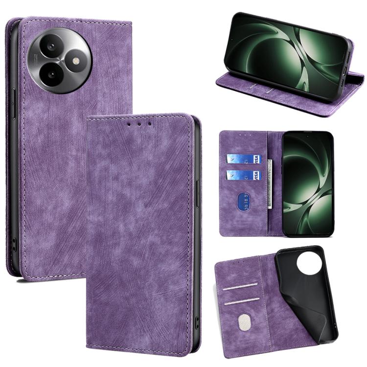 RFID Anti-theft Brush Magnetic Leather Phone Case, For Redmi A7 Pro 171mm / Poco C85x 5G, For Redmi Turbo 5 Max 5G / Poco X8 Pro Max 5G, For Redmi Turbo 5 5G / Poco X8 Pro 5G, For Redmi K90 Pro Max 5G / Poco F8 Ultra                                    ...