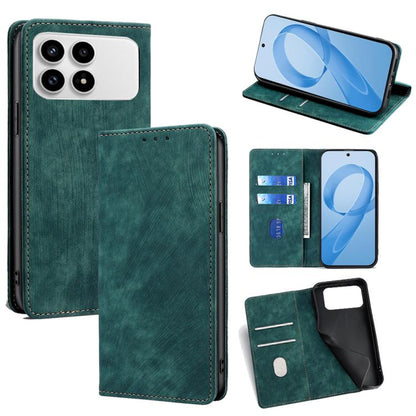 RFID Anti-theft Brush Magnetic Leather Phone Case, For Redmi A7 Pro 171mm / Poco C85x 5G, For Redmi Turbo 5 Max 5G / Poco X8 Pro Max 5G, For Redmi Turbo 5 5G / Poco X8 Pro 5G, For Redmi K90 Pro Max 5G / Poco F8 Ultra                                    ...