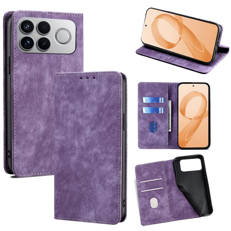 RFID Anti-theft Brush Magnetic Leather Phone Case, For Redmi A7 Pro 171mm / Poco C85x 5G, For Redmi Turbo 5 Max 5G / Poco X8 Pro Max 5G, For Redmi Turbo 5 5G / Poco X8 Pro 5G, For Redmi K90 Pro Max 5G / Poco F8 Ultra                                    ...