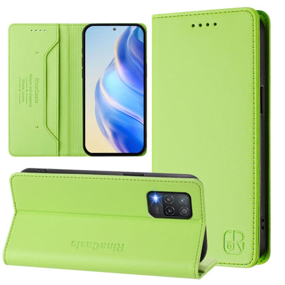RC01 Dual-Folded Magnetic Suction RFID Leather Phone Case, For Realme 10T 5G / 10s 5G / 9i 5G Indian, For Realme GT3 5G / GT Neo 5 240W, For Realme GT 5G / GT Neo 5G, For Realme 10 Pro 5G, For Realme 10 Pro+ 5G, For Realme 10 4G Global                 ...