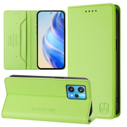 RC01 Dual-Folded Magnetic Suction RFID Leather Phone Case, For Realme 10T 5G / 10s 5G / 9i 5G Indian, For Realme GT3 5G / GT Neo 5 240W, For Realme GT 5G / GT Neo 5G, For Realme 10 Pro 5G, For Realme 10 Pro+ 5G, For Realme 10 4G Global                 ...