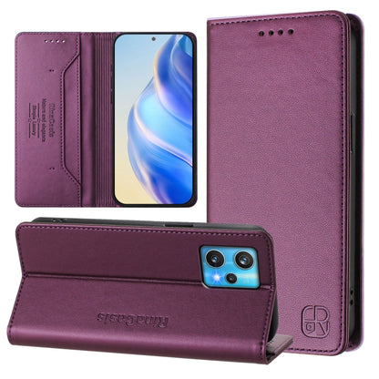 RC01 Dual-Folded Magnetic Suction RFID Leather Phone Case, For Realme 10T 5G / 10s 5G / 9i 5G Indian, For Realme GT3 5G / GT Neo 5 240W, For Realme GT 5G / GT Neo 5G, For Realme 10 Pro 5G, For Realme 10 Pro+ 5G, For Realme 10 4G Global                 ...