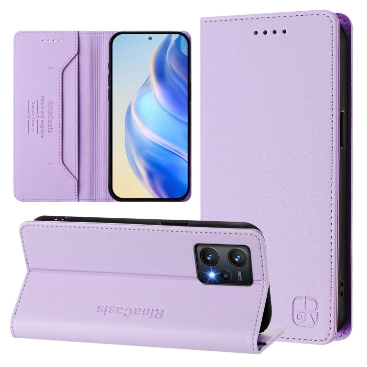 RC01 Dual-Folded Magnetic Suction RFID Leather Phone Case, For Realme 10T 5G / 10s 5G / 9i 5G Indian, For Realme GT3 5G / GT Neo 5 240W, For Realme GT 5G / GT Neo 5G, For Realme 10 Pro 5G, For Realme 10 Pro+ 5G, For Realme 10 4G Global                 ...