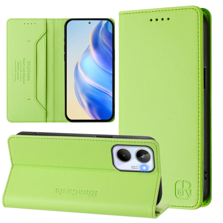 RC01 Dual-Folded Magnetic Suction RFID Leather Phone Case, For Realme 10T 5G / 10s 5G / 9i 5G Indian, For Realme GT3 5G / GT Neo 5 240W, For Realme GT 5G / GT Neo 5G, For Realme 10 Pro 5G, For Realme 10 Pro+ 5G, For Realme 10 4G Global                 ...
