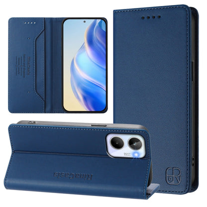 RC01 Dual-Folded Magnetic Suction RFID Leather Phone Case, For Realme 10T 5G / 10s 5G / 9i 5G Indian, For Realme GT3 5G / GT Neo 5 240W, For Realme GT 5G / GT Neo 5G, For Realme 10 Pro 5G, For Realme 10 Pro+ 5G, For Realme 10 4G Global                 ...