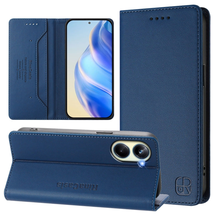 RC01 Dual-Folded Magnetic Suction RFID Leather Phone Case, For Realme 10T 5G / 10s 5G / 9i 5G Indian, For Realme GT3 5G / GT Neo 5 240W, For Realme GT 5G / GT Neo 5G, For Realme 10 Pro 5G, For Realme 10 Pro+ 5G, For Realme 10 4G Global                 ...