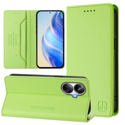 RC01 Dual-Folded Magnetic Suction RFID Leather Phone Case, For Realme 10T 5G / 10s 5G / 9i 5G Indian, For Realme GT3 5G / GT Neo 5 240W, For Realme GT 5G / GT Neo 5G, For Realme 10 Pro 5G, For Realme 10 Pro+ 5G, For Realme 10 4G Global                 ...