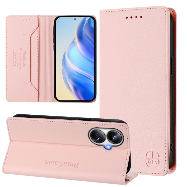 RC01 Dual-Folded Magnetic Suction RFID Leather Phone Case, For Realme 10T 5G / 10s 5G / 9i 5G Indian, For Realme GT3 5G / GT Neo 5 240W, For Realme GT 5G / GT Neo 5G, For Realme 10 Pro 5G, For Realme 10 Pro+ 5G, For Realme 10 4G Global                 ...
