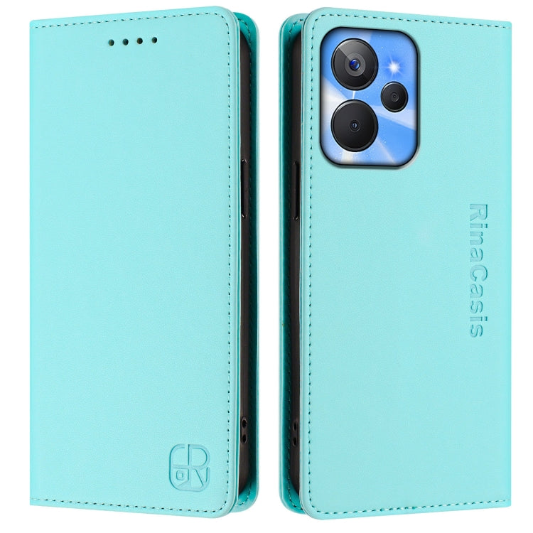 RC01 Dual-Folded Magnetic Suction RFID Leather Phone Case, For Realme 10T 5G / 10s 5G / 9i 5G Indian, For Realme GT3 5G / GT Neo 5 240W, For Realme GT 5G / GT Neo 5G, For Realme 10 Pro 5G, For Realme 10 Pro+ 5G, For Realme 10 4G Global                 ...