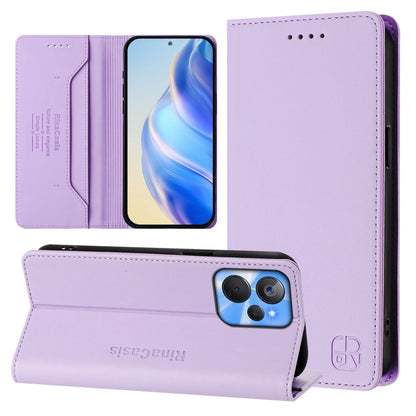 RC01 Dual-Folded Magnetic Suction RFID Leather Phone Case, For Realme 10T 5G / 10s 5G / 9i 5G Indian, For Realme GT3 5G / GT Neo 5 240W, For Realme GT 5G / GT Neo 5G, For Realme 10 Pro 5G, For Realme 10 Pro+ 5G, For Realme 10 4G Global                 ...
