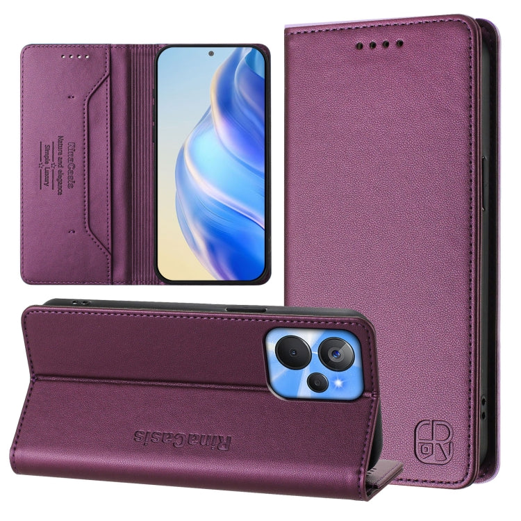 RC01 Dual-Folded Magnetic Suction RFID Leather Phone Case, For Realme 10T 5G / 10s 5G / 9i 5G Indian, For Realme GT3 5G / GT Neo 5 240W, For Realme GT 5G / GT Neo 5G, For Realme 10 Pro 5G, For Realme 10 Pro+ 5G, For Realme 10 4G Global                 ...