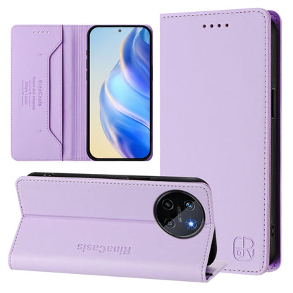 RC01 Dual-Folded Magnetic Suction RFID Leather Phone Case, For Realme P1 Pro, For Realme 12+ 5G / Narzo 70 Pro 5G India, For Realme 12 5G Global, For Realme Note 50 4G / C51 4G / C53 4G, For Realme C67 4G Global, For Realme 11 4G Global                ...