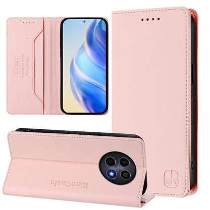 RC01 Dual-Folded Magnetic Suction RFID Leather Phone Case, For Realme P1 Pro, For Realme 12+ 5G / Narzo 70 Pro 5G India, For Realme 12 5G Global, For Realme Note 50 4G / C51 4G / C53 4G, For Realme C67 4G Global, For Realme 11 4G Global                ...