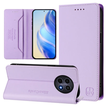 RC01 Dual-Folded Magnetic Suction RFID Leather Phone Case, For Realme P1 Pro, For Realme 12+ 5G / Narzo 70 Pro 5G India, For Realme 12 5G Global, For Realme Note 50 4G / C51 4G / C53 4G, For Realme C67 4G Global, For Realme 11 4G Global                ...