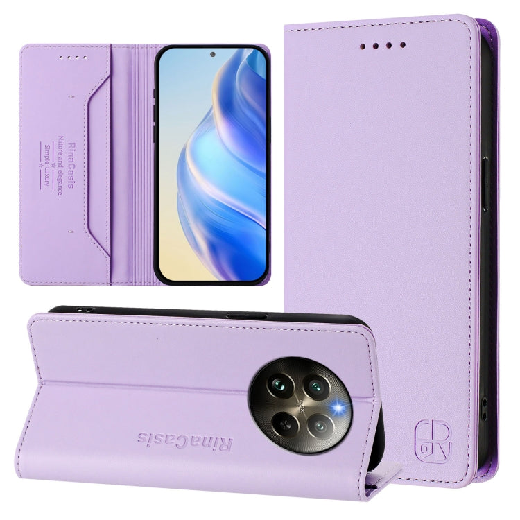 RC01 Dual-Folded Magnetic Suction RFID Leather Phone Case, For Realme P1 Pro, For Realme 12+ 5G / Narzo 70 Pro 5G India, For Realme 12 5G Global, For Realme Note 50 4G / C51 4G / C53 4G, For Realme C67 4G Global, For Realme 11 4G Global                ...